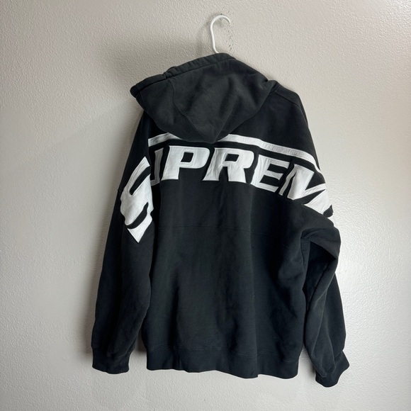 Supreme Wrapped Half Zip Hooded Sweatshirt Size XXL - Picture 1 of 10